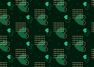 绿色圣诞袜图案背景设计