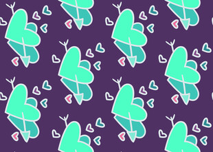 薄荷色冰淇淋图案背景