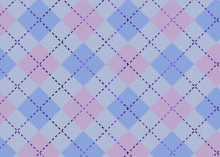 蓝粉菱形格纹图案背景
