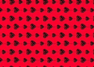 红色底黑色图案纹理背景