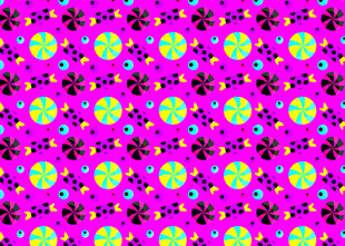 梦幻紫色花卉图案背景