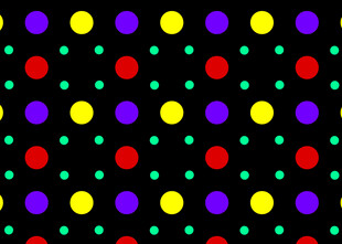 多彩圆点图案背景