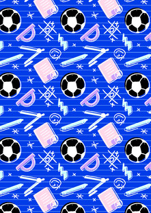 海洋主题无缝图案设计