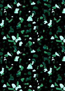 绿色几何图案抽象背景图