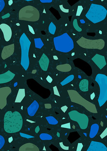 多彩碎块纹理背景图案