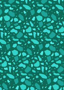 蓝绿色不规则图案纹理