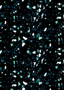 蓝绿斑点黑色背景纹理