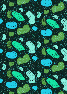 多彩几何图案背景纹理