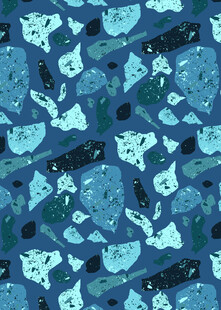 蓝色抽象图案纹理背景