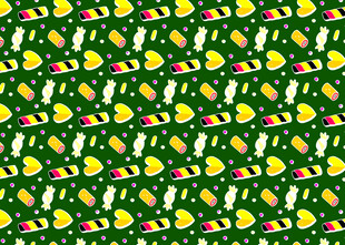 绿色蔬菜水果图案背景