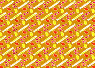 多彩水果条纹图案背景