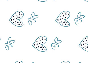 心形图案无缝背景纹理