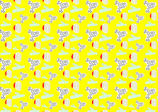 黄色动物图案背景纹理