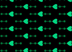 绿色几何图案无缝背景