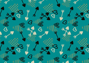 海洋元素无缝图案背景