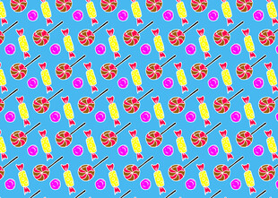 多彩糖果图案背景