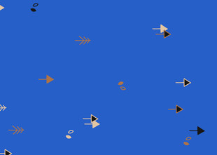 蓝天中群鸟翱翔