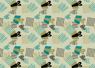 复古风格缝纫元素图案