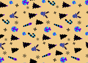 几何图案构成的多彩背景