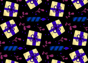 礼物图案背景