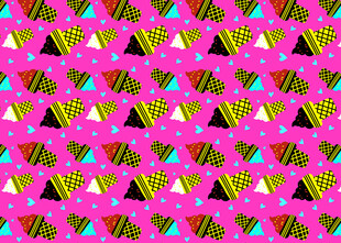 多彩几何图案背景