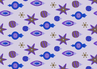 紫色背景奇幻图案纹理