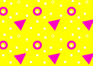 黄色背景几何图案装饰图