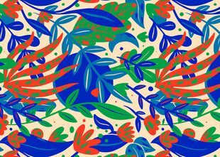 多彩抽象图案纹理设计