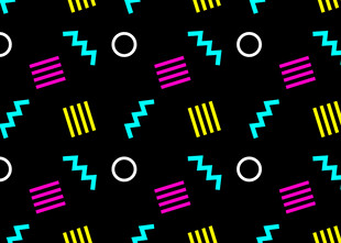 霓虹几何图案背景