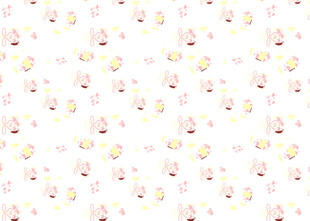 可爱气球图案背景