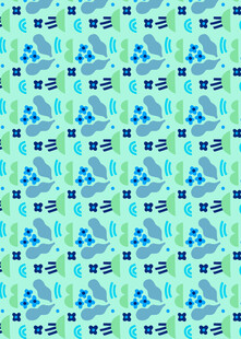 清新几何图案背景纹理