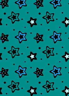 蓝绿背景星星图案纹理