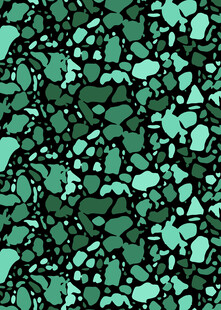 绿色碎块纹理图案背景