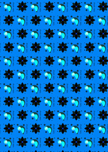 蓝色雪花图案背景纹理