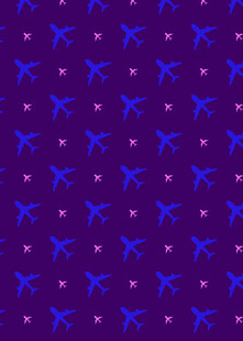 紫色背景海星图案纹理