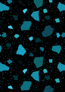 蓝黑碎块纹理背景图案