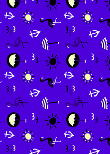 紫色星空图案背景设计