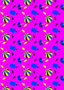 紫色背景多彩图案纹理