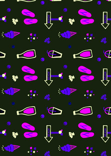 紫色箭头图案背景设计