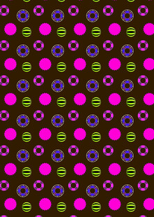 多彩圆点图案背景