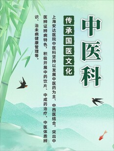 古风中医科宣传海报