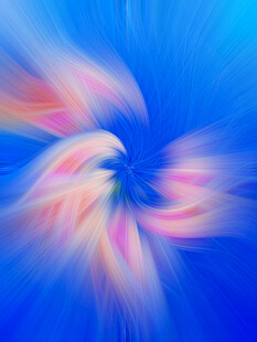 梦幻蓝色渐变抽象图案