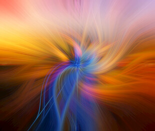 绚丽多彩的抽象光线图案