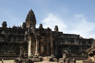 吴哥窟古老建筑景观