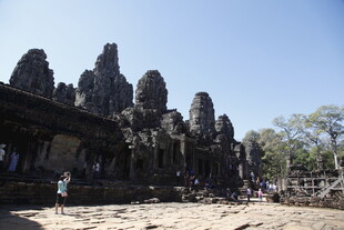 吴哥窟壮观的古老寺庙建筑