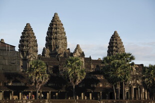 吴哥窟壮丽古老建筑景观