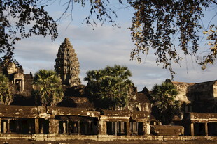 吴哥窟古老建筑景观