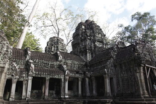 吴哥窟古老建筑风貌