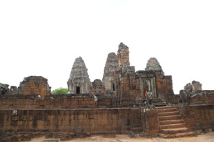 吴哥窟古老建筑景观