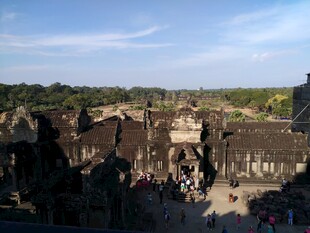 吴哥窟古迹景观